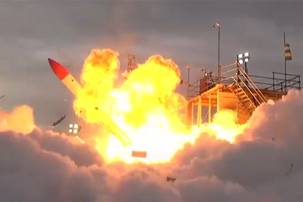 فیلم | انفجار راکت فضایی ژاپن در لحظه پرتاب (۳۵ثانیه)
