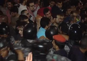 فیلم | درگیری پلیس اردن با تظاهرکنندگان معترض به گرانی سوخت