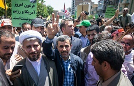 شعار در حمایت از احمدی‏‎نژاد خودجوش بود یا صحنه سازی؟