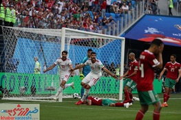 تصاویر | شادی بازیکنان در زمین و رختکن بعد از برد شیرین مقابل مراکش