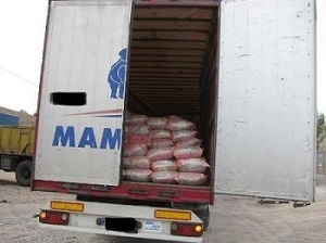 کشف ۱۵ تن برنج قاچاق در کرج