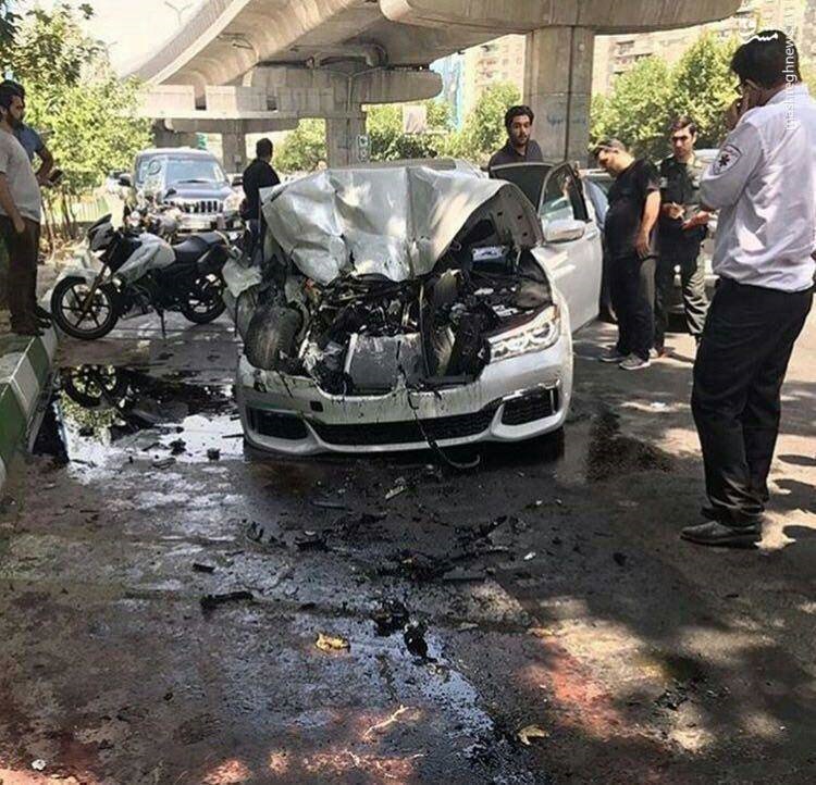 عکس | تصادف عجیب در اتوبان بابایی | راننده مست ۵ کارگر شهرداری را کشت