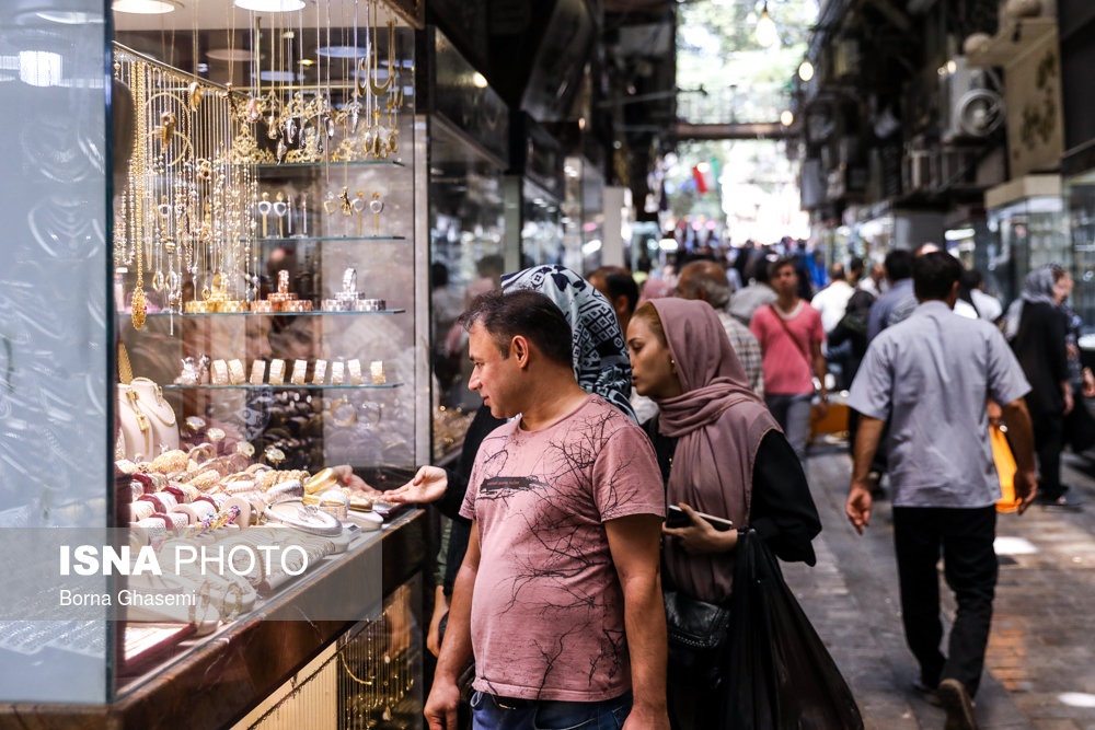تصاویر | بازار طلا فروشان که عادی به نظر می‌رسد!