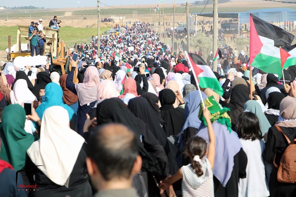 تصاویر | تظاهرات زنان فلسطینی برای آزادی غزه