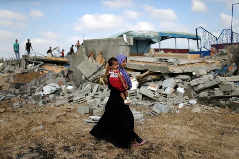 تصاویر | غزه پس از حملات شبانه جنگنده‌های اسرائیلی