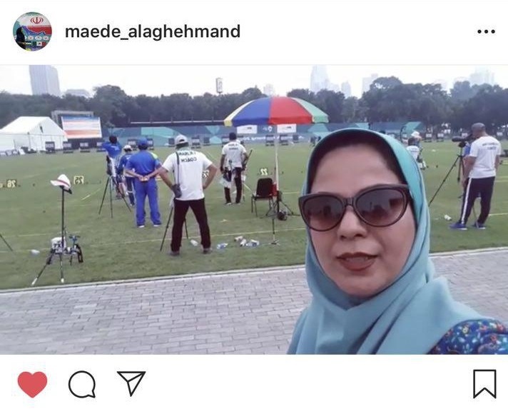 گزارشگر به دردسر افتاده رسانه ملی در جاکارتا، این خانم است