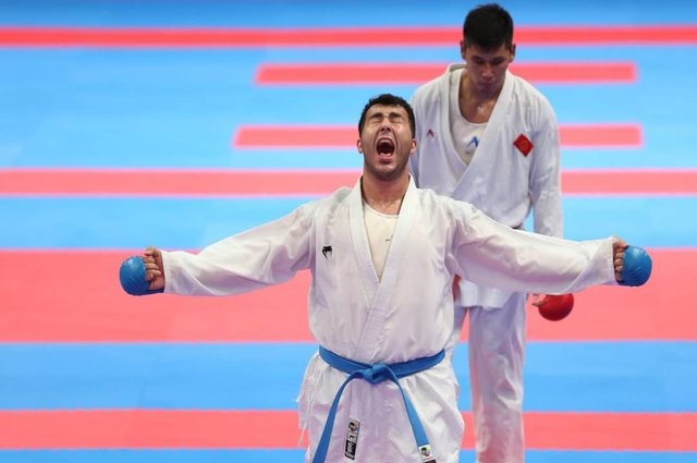 گنج‌زاده قهرمان بازی‌های آسیایی شد/ نخستین طلای کاراته در جاکارتا