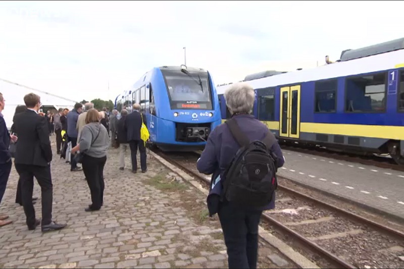 فیلم | رونمایی از اولین قطار هیدروژنی در اروپا