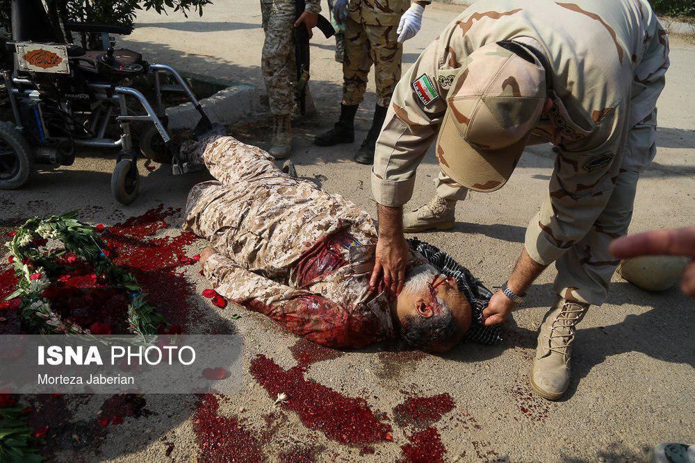 تصاویر | شهادت جانباز ۷۵ درصد جنگ تحمیلی در حمله تروریستی صبح شنبه اهواز