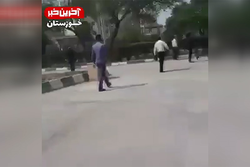 فیلم | لحظه دستگیری یکی از مظنونان حمله تروریستی اهواز