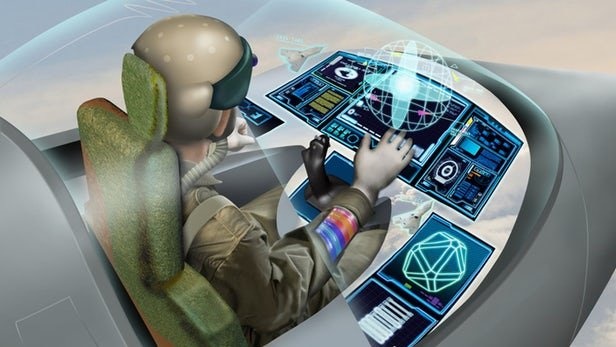 کابین پوشیدنی خلبان مجهز به هوش مصنوعی و ردیابی چشمی