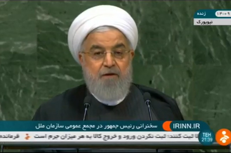 فیلم | روحانی در سازمان ملل: آمریکا فکر می‌کند چون زور دارد، حق هم دارد